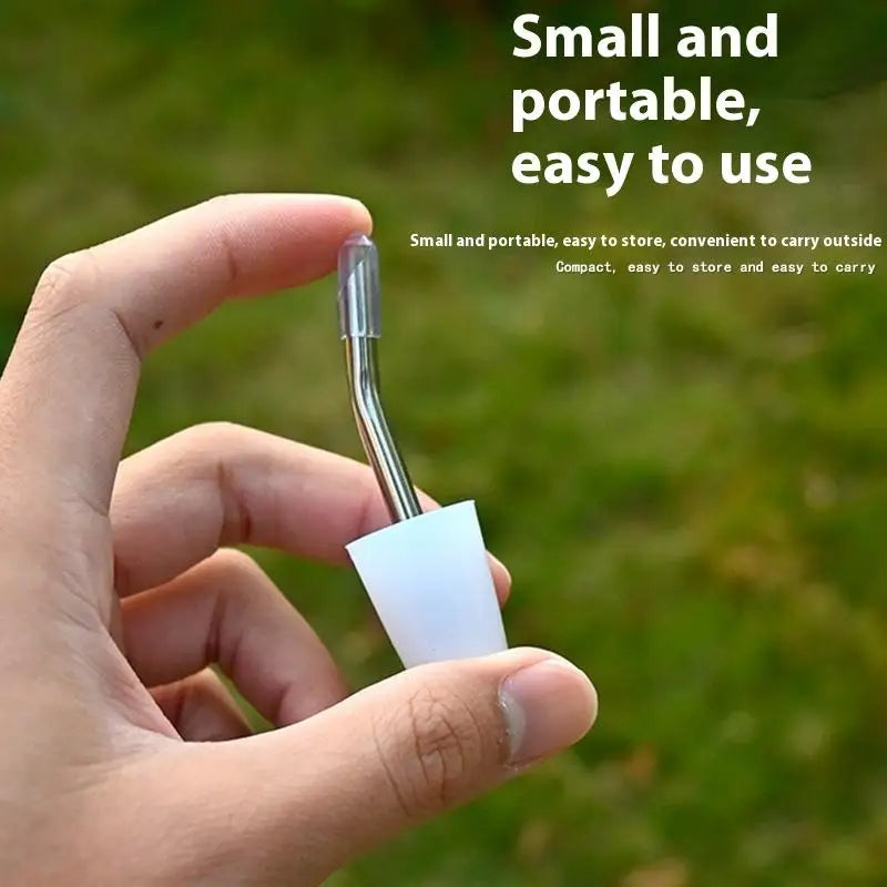 Stainless Steel Kettle Extension Nozzle – Hiking & Camping Kettle Spout Nozzle Qme