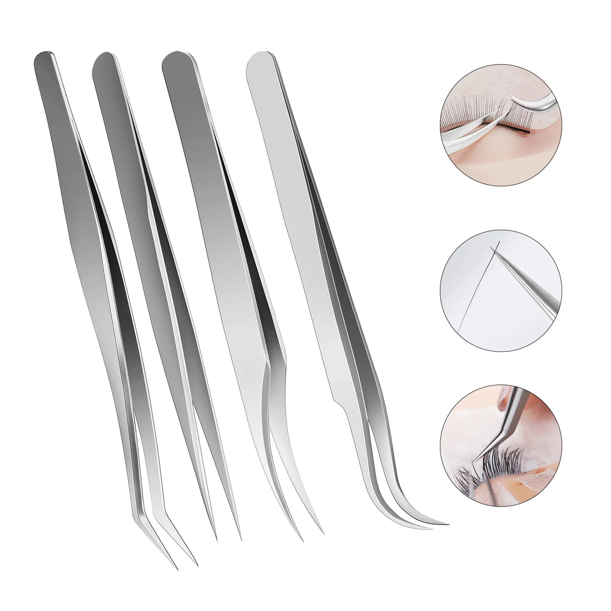 Qme Volume Tweezers Eyelash Extensions 3D 6D 10D Lash Fan Lash Extension Tweezers Qme