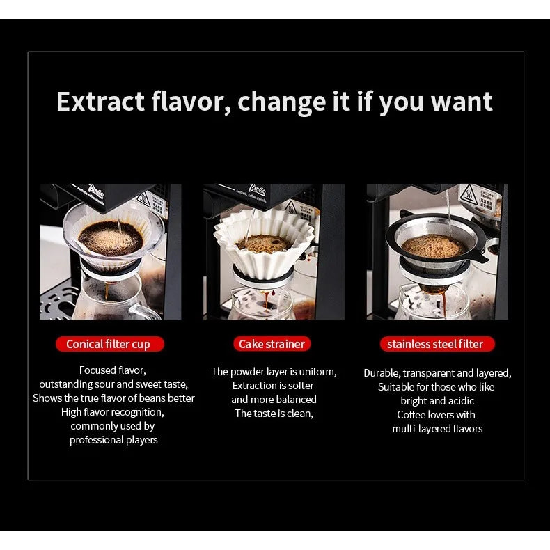 BINCOO P1 Pro All-in-One Automatic Pour-Over Coffee Machine Automatic Coffee Machine Qst