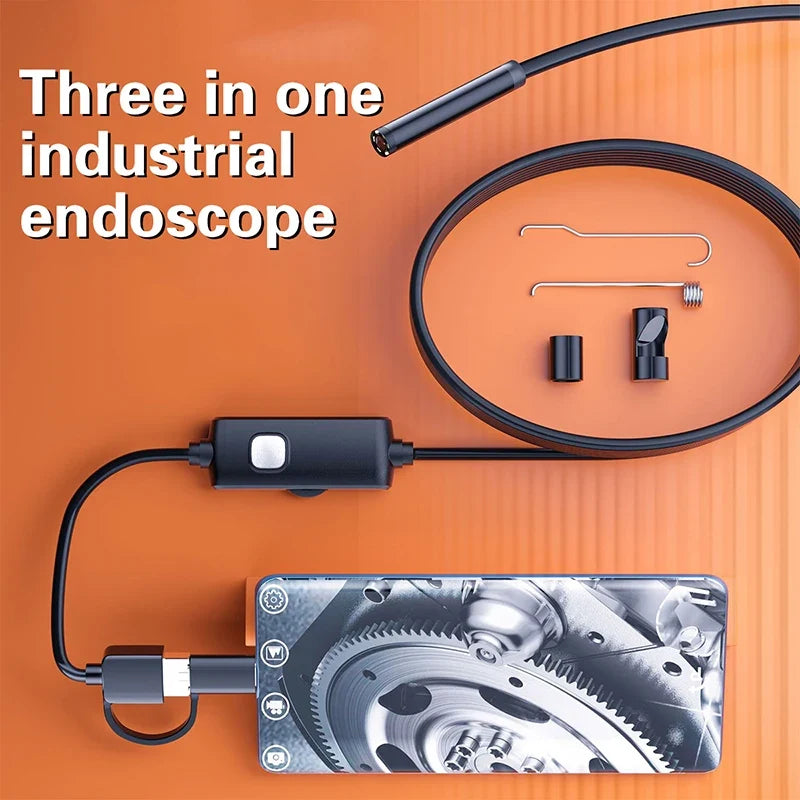 Mini USB Type-C Borescope Inspection Camera for Android Borescope Inspection Camera Qme