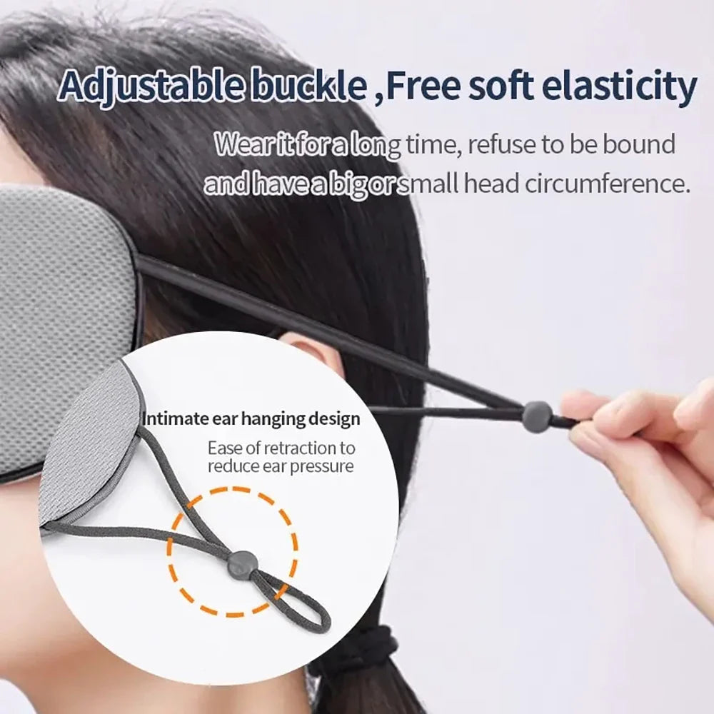 Warm Cool Dual-Use Eye Mask | Adjustable Light Blocking Sleep Eye Mask Qme
