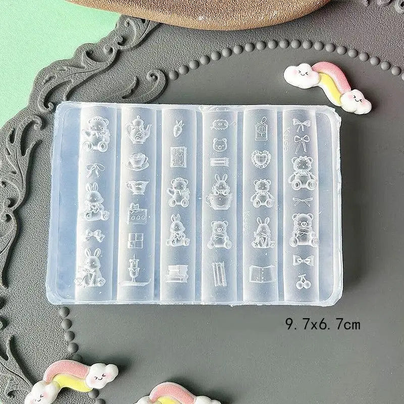 3D Fruit Flower Silicone Nail Mold – DIY Nail Art Template Nail Art Mold Qst A12