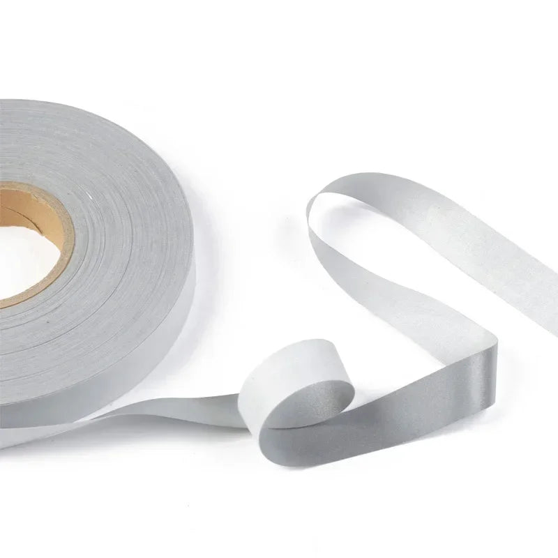 5cm Wide Silver Reflective Sewing Strap – DIY Safety Vest & Bag Reflective Sewing Trim Qme