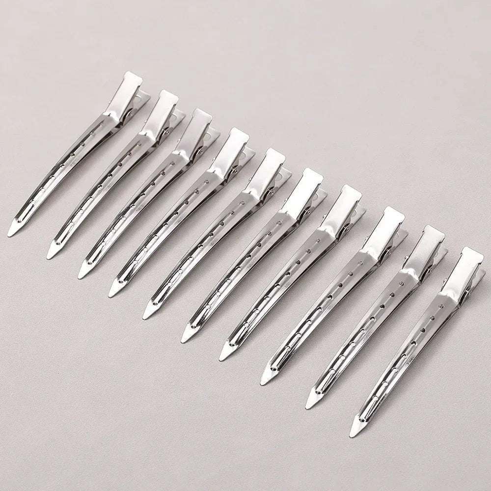 Metal Hairdressing Sectioning Clips – Alloy Styling Clamps Hair Sectioning Clips Qme