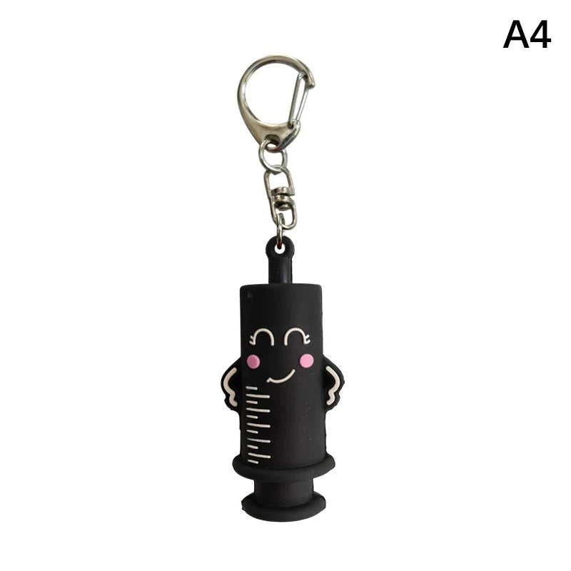 Syringe-Shaped Ampoule Bottle Opener Keychain Cutter Tool Ampoule Bottle Opener Qme A4