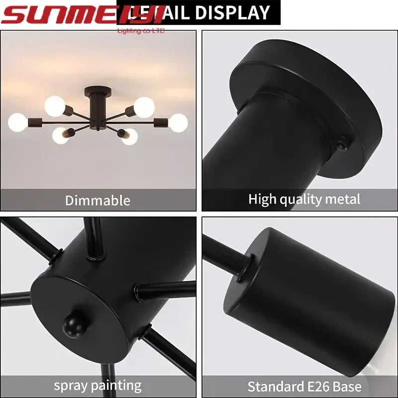 Nordic Minimalist Chandelier | Modern Ceiling Light Fixture Modern Chandelier Qme