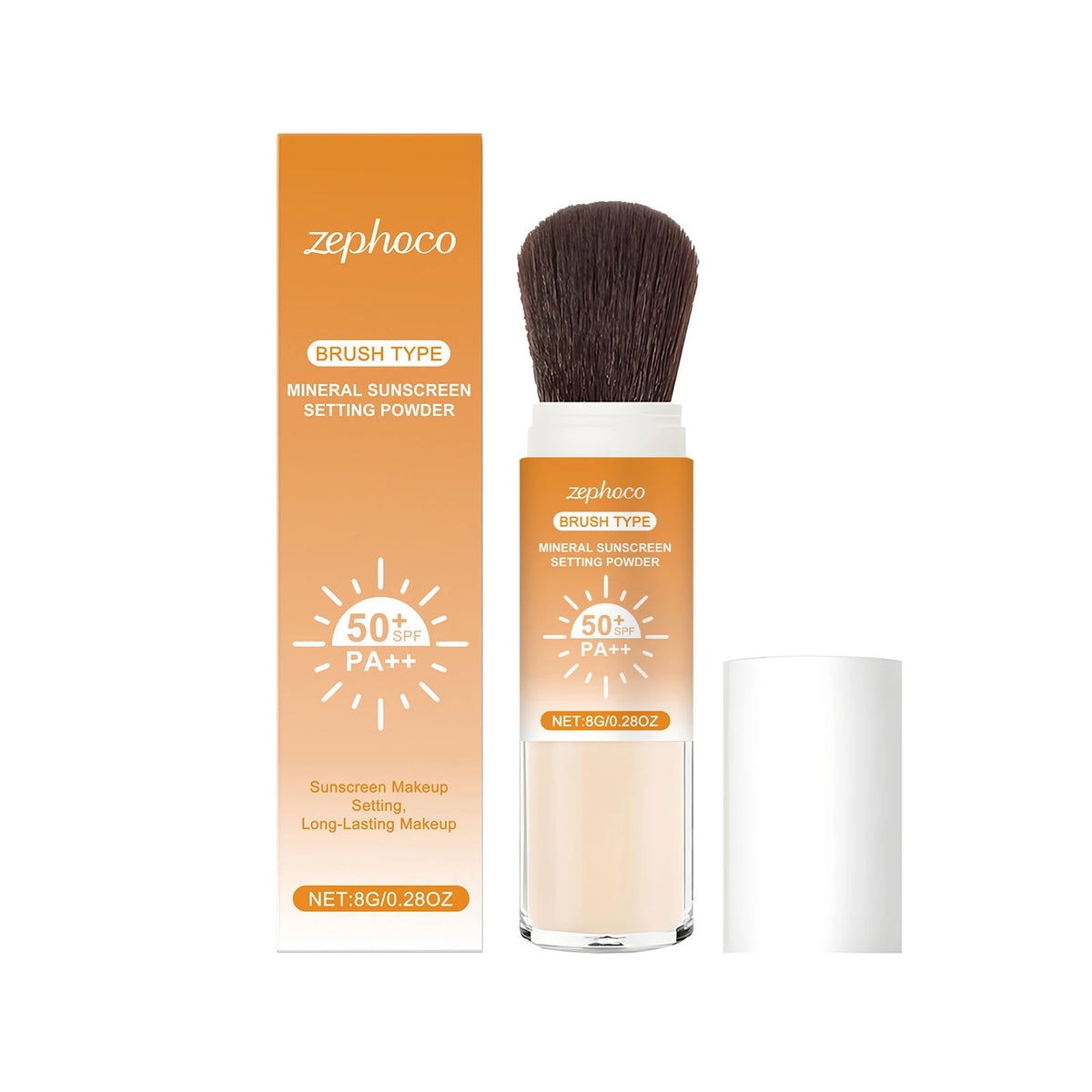 Zephoco SPF 50 Loose Setting Powder – Matte, Oil Control, 8g Setting Powder SPF Qst 8g Boxed
