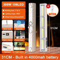 LED Magnetic Work Light Bar – USB Rechargeable 108/156/210 LED LED Work Light Bar Qst 31cm 300W 4000mah