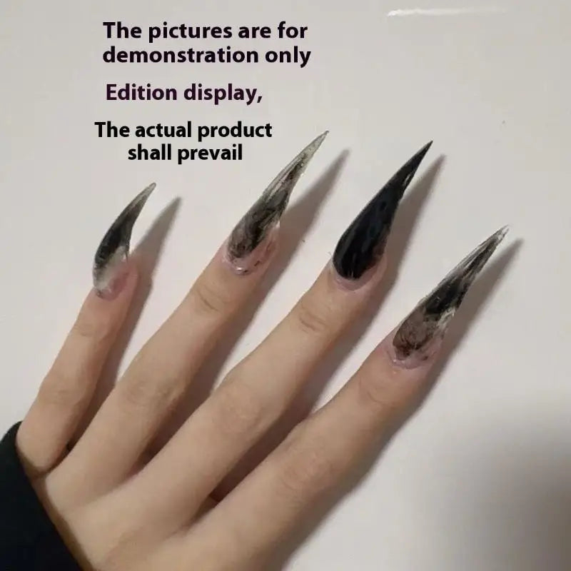 Curved Stiletto Nail Dual Forms 3D Cat's Claw Extension Tips 140pc Nail Extension Forms Qme