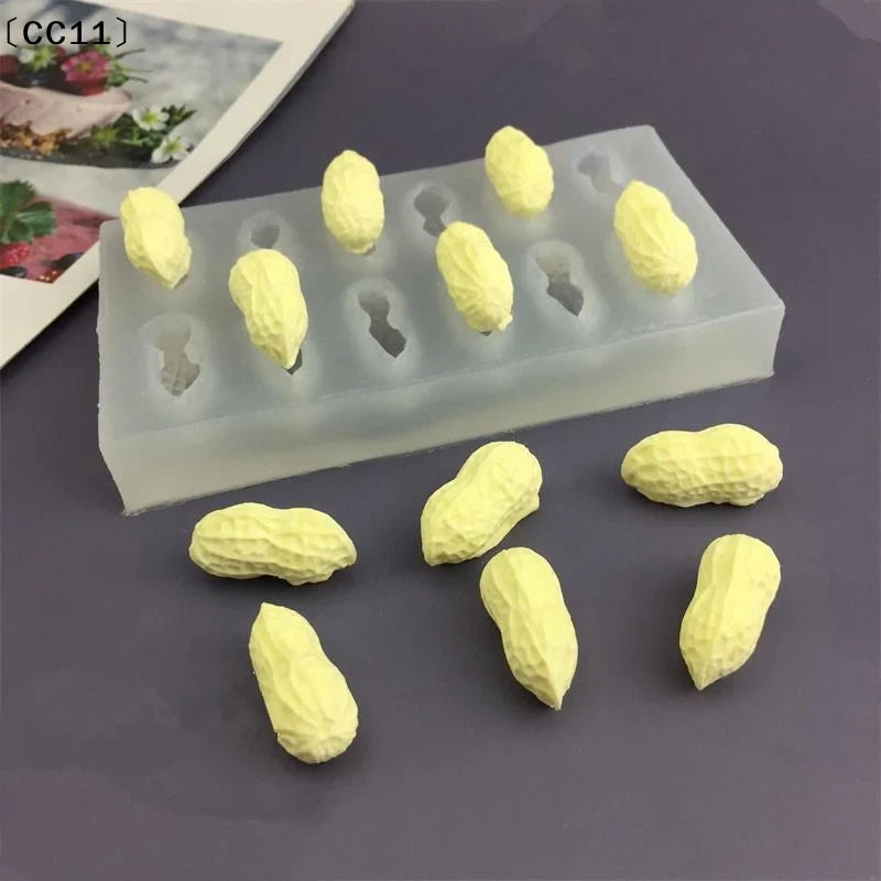 Peanut Silicone Mousse Cake Mold – 2, 8 & 12 Cavity Silicone Cake Mold Qme