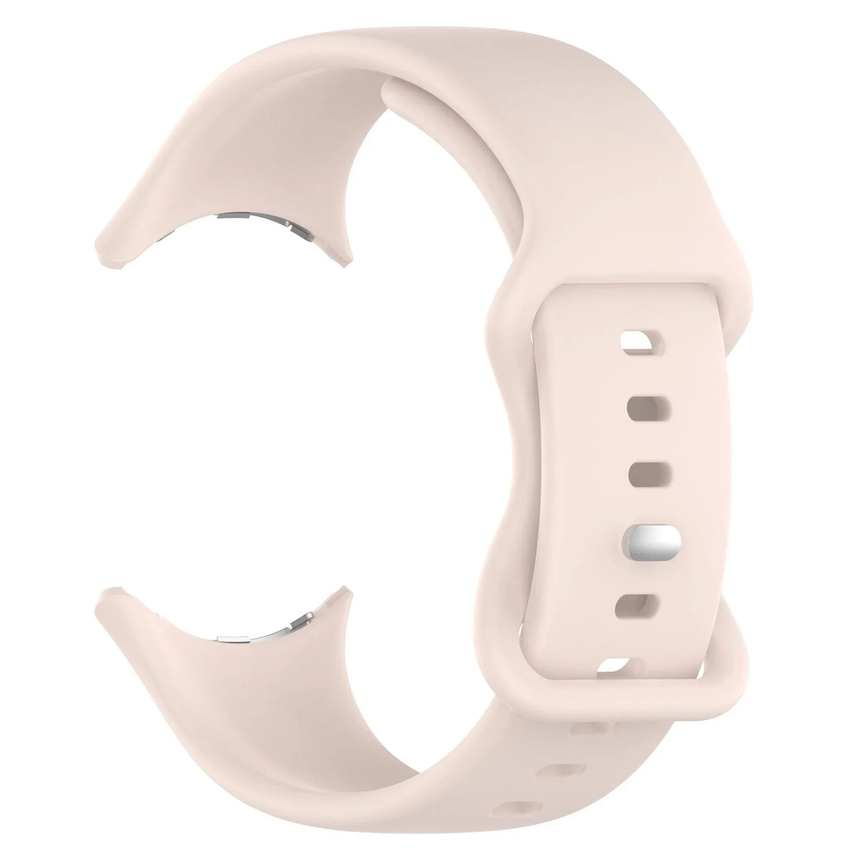 Silicone Sport Band for Google Pixel Watch 3 41mm Butterfly Buckle Silicone Watch Band Qme Pink Pixel Watch 3 45mm