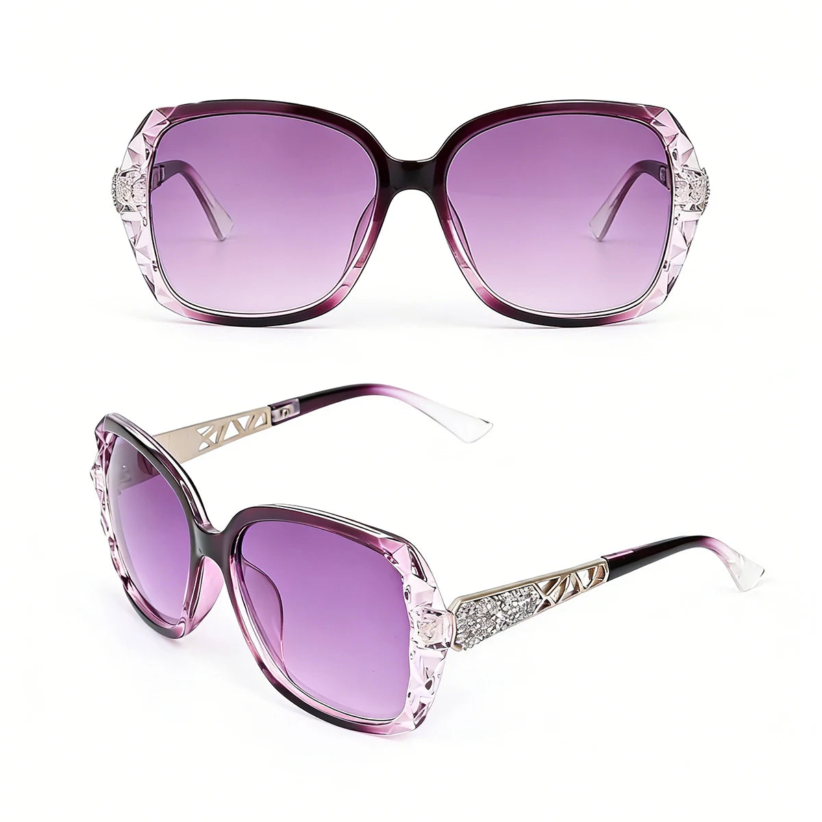 VOPHA Square Sunglasses Women – UV400 Polarized Mirror Shades Fashion Sunglasses Qst
