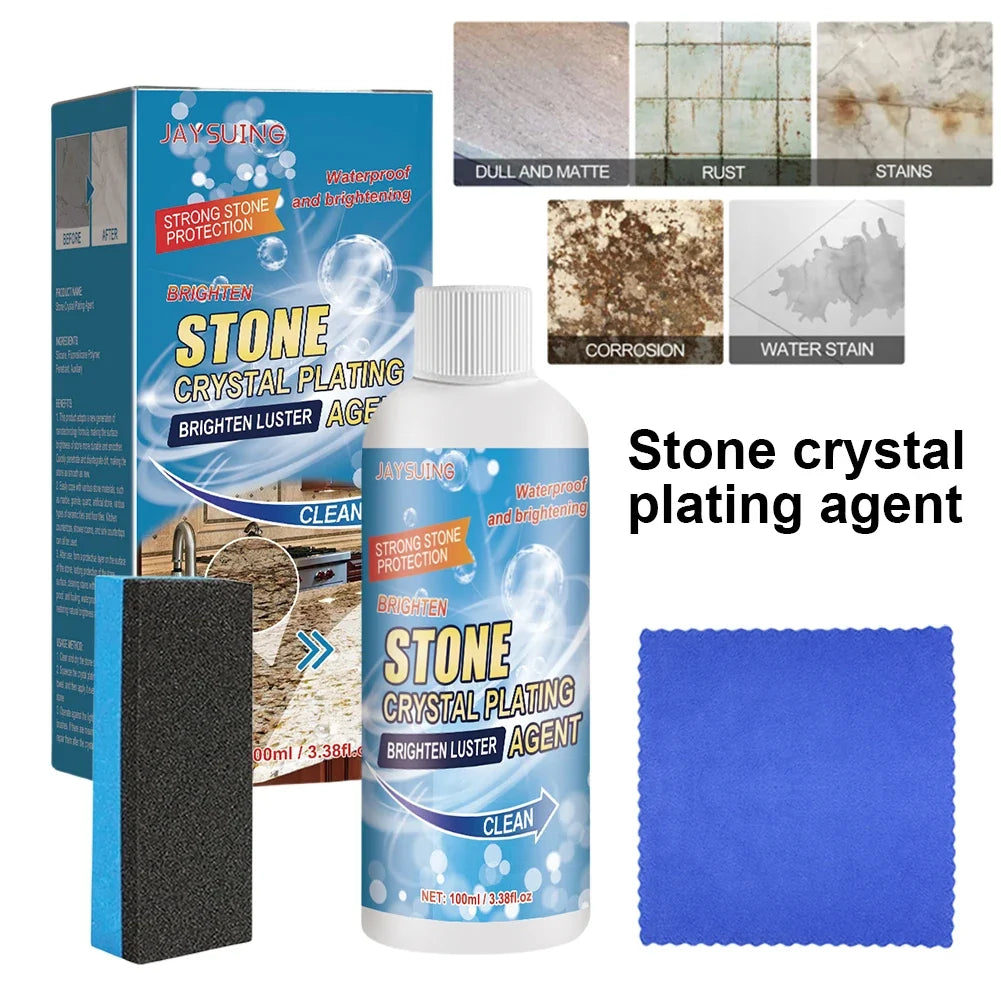 Stone Nano Crystal Plating Agent – Marble & Stone Cleaner Stone Surface Cleaner Qme