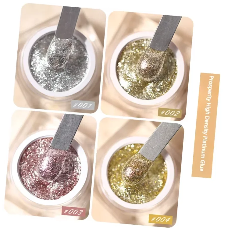 Glitter Nail Polish Crushed Diamond Shift Pigment Powder | Qme Nail Art Pigment Qme
