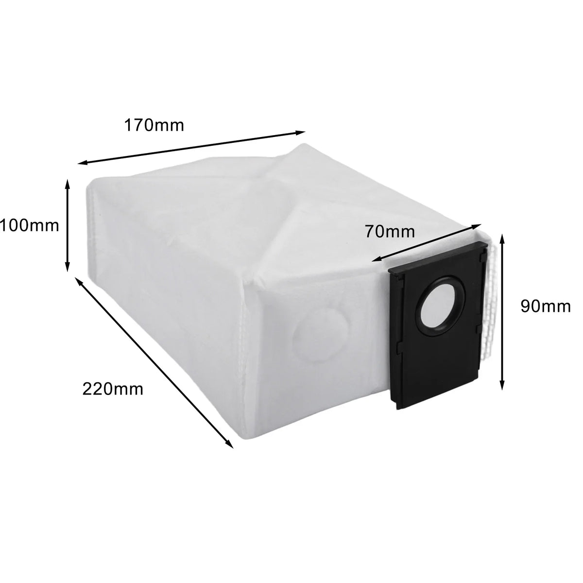 4-Pack Replacement Dust Bags for Eureka J15 Evo Ultra Vacuum Vacuum Replacement Bags Qme