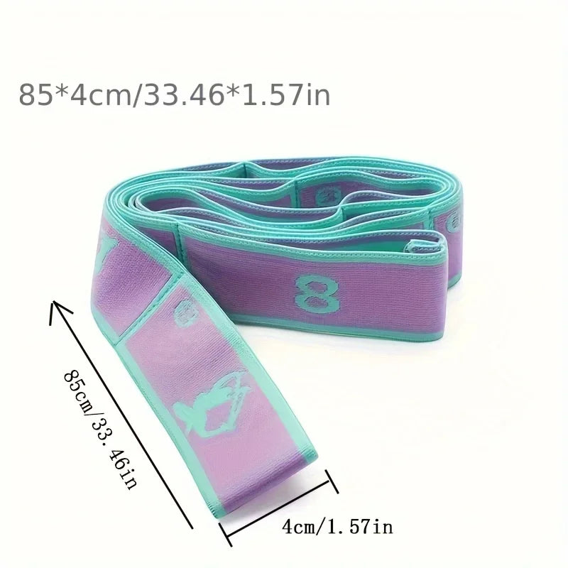 Yoga Stretch Strap Resistance Band – Dance, Gymnastics & Pilates Yoga Stretch Strap Qme