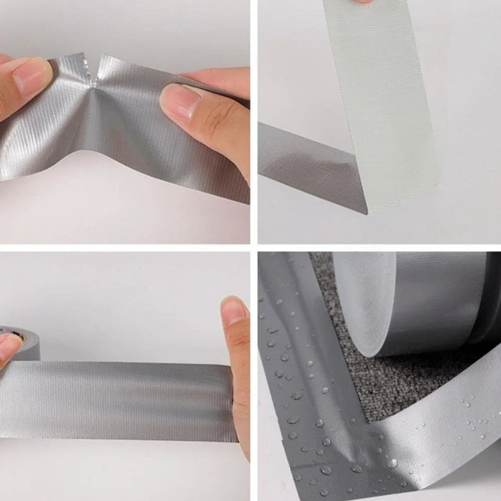 10m Heavy Duty Silver Duct Tape – Waterproof Strong Adhesive Heavy Duty Duct Tape Qme