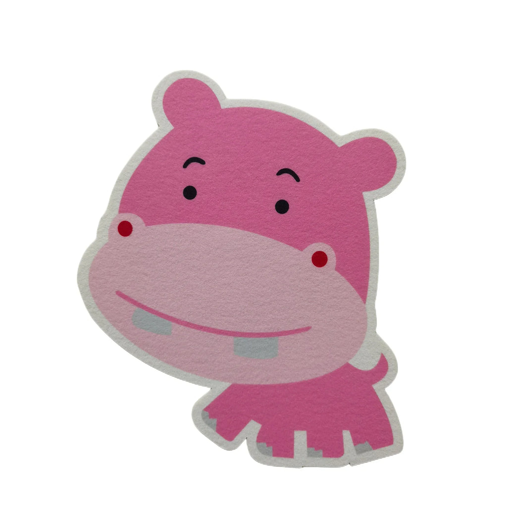 Cartoon Fragrant Toilet Stickers – Kids Self-Adhesive Decals Bathroom Sticker Decals Qme Hippo-1PC