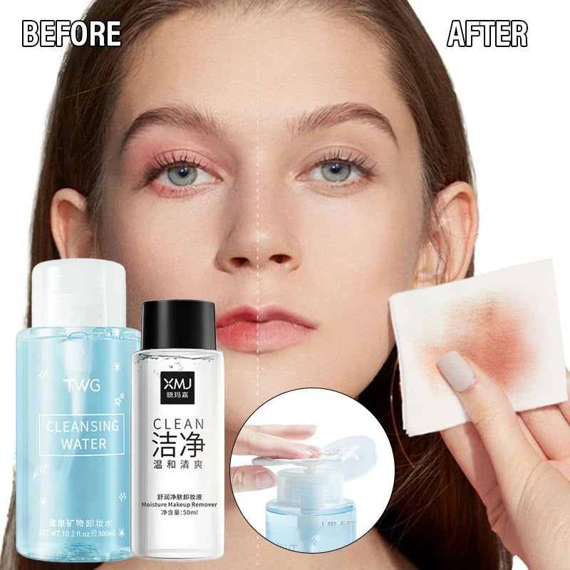 Amino Acid Cleansing Water – Gentle Pump Makeup Remover | Qme Makeup Remover Cleanser Qme