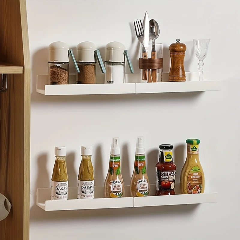 Expandable Floating Shelves for Bathroom & Kitchen Storage Floating Wall Shelf Qme
