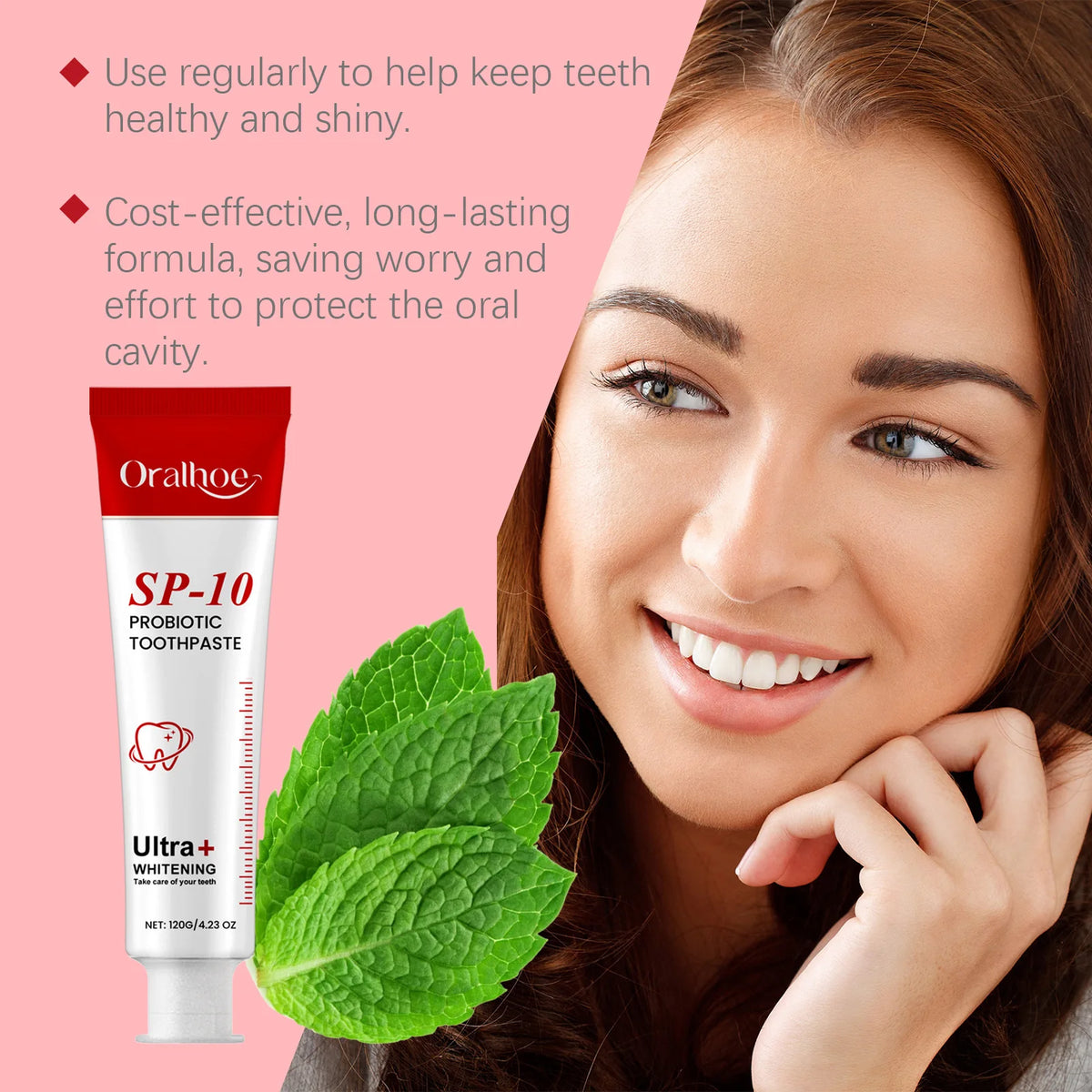 Oralhoe SP-10 Probiotic Toothpaste – Whitening & Fresh Breath Probiotic Toothpaste Qst