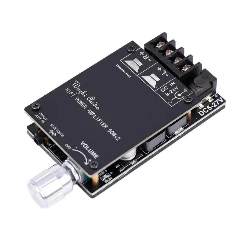 2x50W TPA3116 Bluetooth 5.0 HiFi Stereo Digital Amplifier Stereo Digital Amplifier Qme With housing