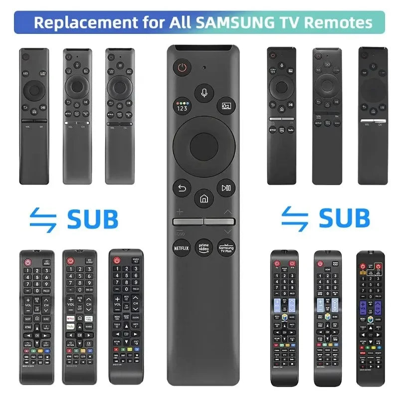 Samsung Voice Remote BN59-01330A BN59-01329A Replacement TV Remote Control Qme