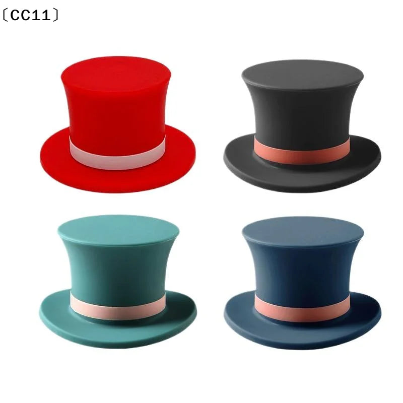 Magic Hat Silicone Wine Bottle Stopper Cork Cover – 4 Colors Wine Bottle Stopper Qme