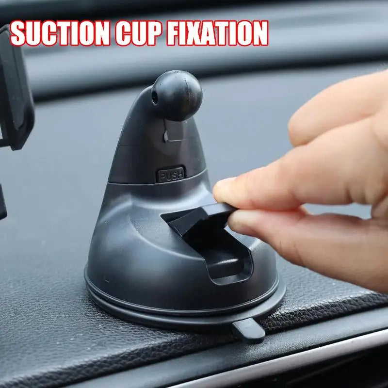 360° Car Suction Cup Phone Mount – Dashboard & Windshield Holder Car Phone Mount Qme