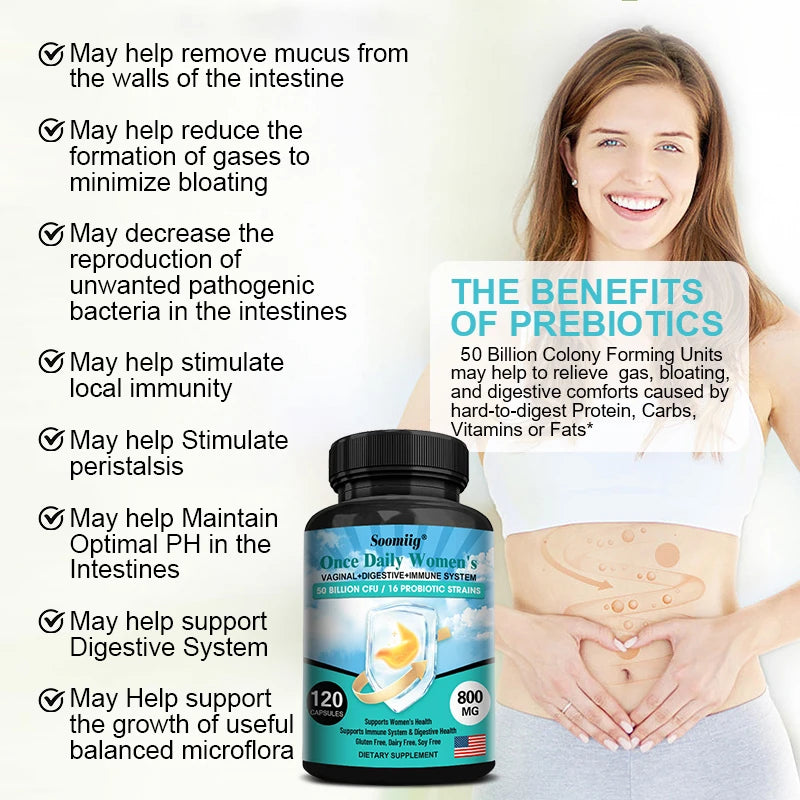 ZENVITALIZE Women's Probiotics 50 Billion CFU – 16 Strains Probiotic Supplement Qst