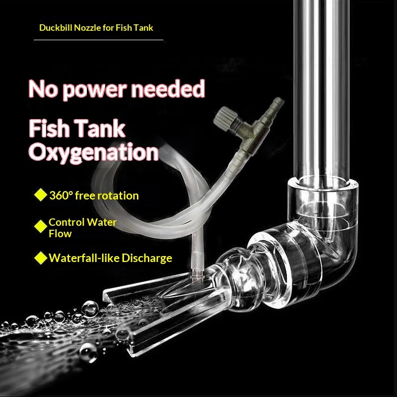 360° Rotating Acrylic Aquarium Water Outlet Return Pipe Fitting Aquarium Pipe Fitting Qme