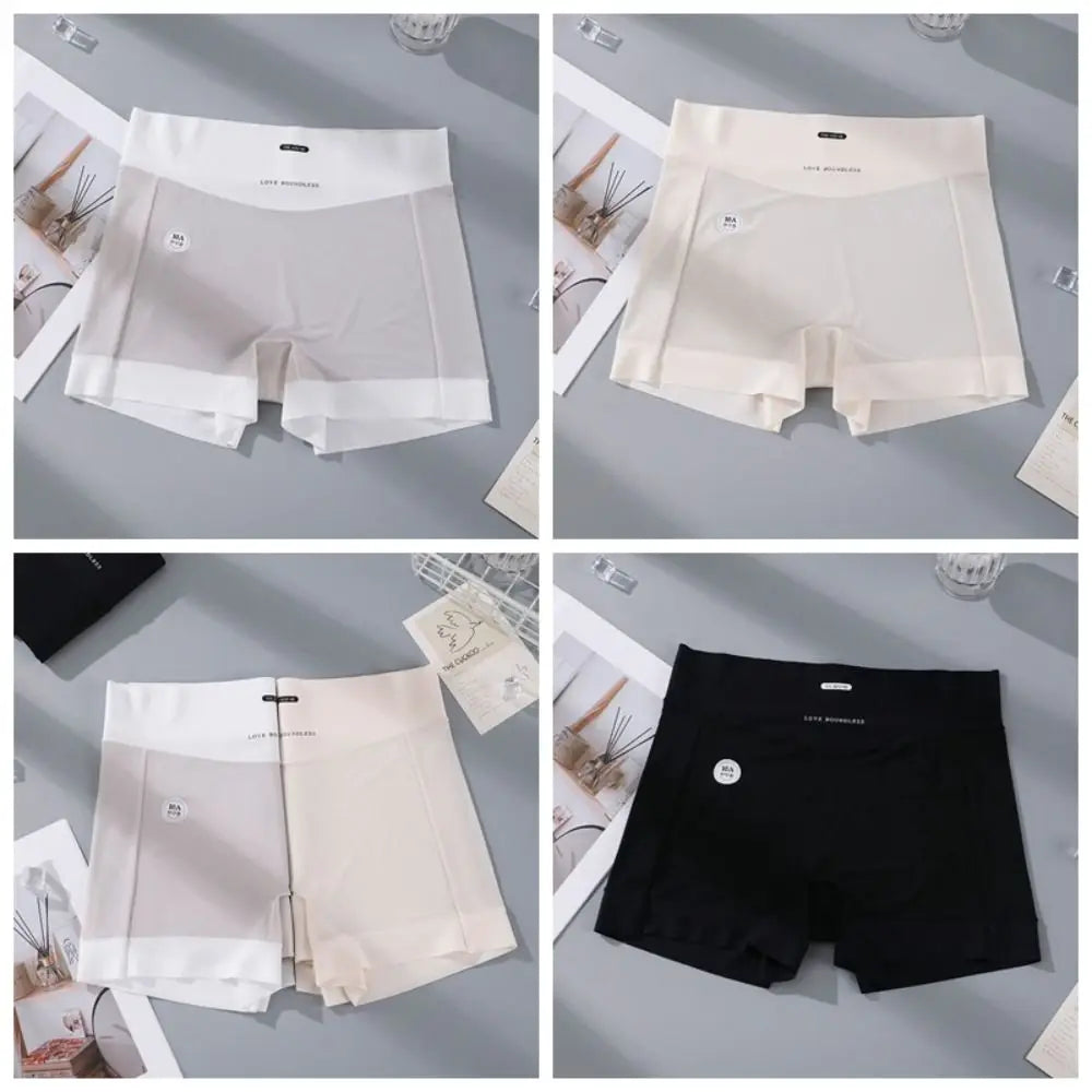 Women's Ice Silk Briefs with Cotton Crotch | Breathable Panties Women's Briefs Qme