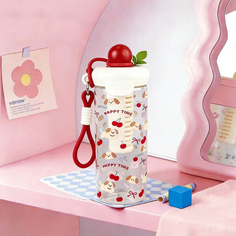 Hello Kitty Large-Capacity Cartoon Water Cup for Girls Cartoon Water Cup Qme