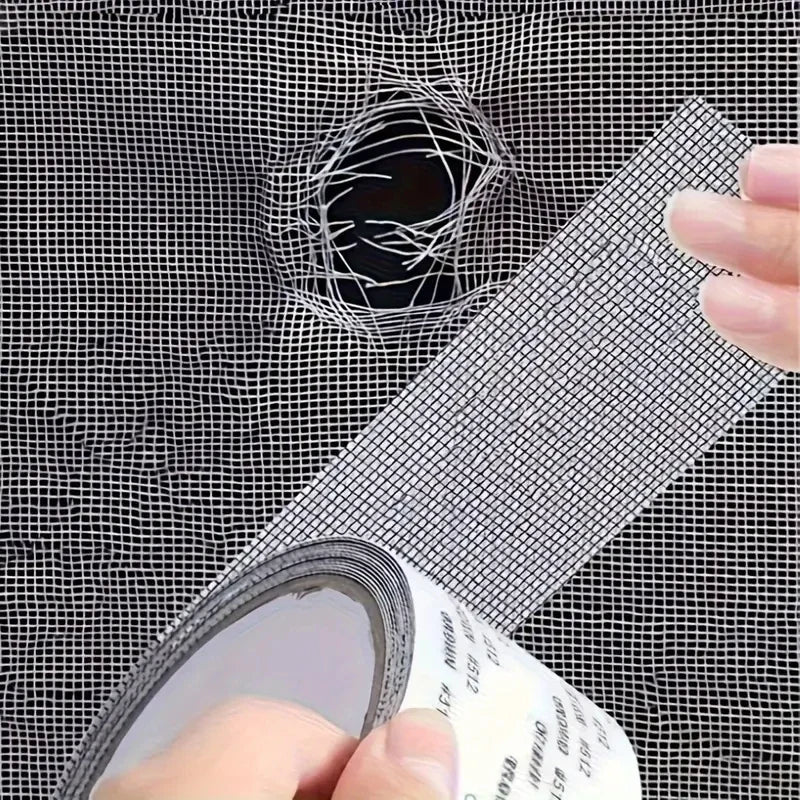 Waterproof Window Screen Repair Tape | Bug-Proof Mesh Patch Screen Repair Tape Qme
