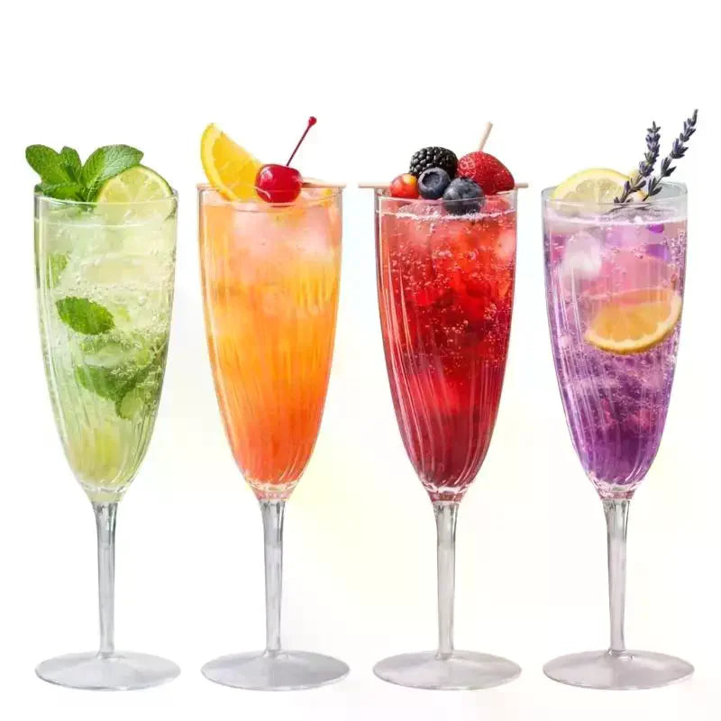 Unbreakable Plastic Wine Glass Vintage Cut Goblet Plastic Wine Glass Qme