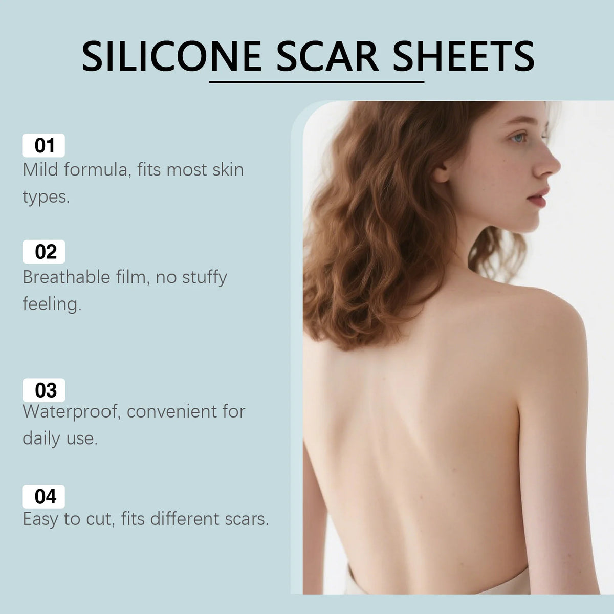 Silicone Skin Smoothing Patch – Breathable & Gentle Daily Use Silicone Skin Patch Qst