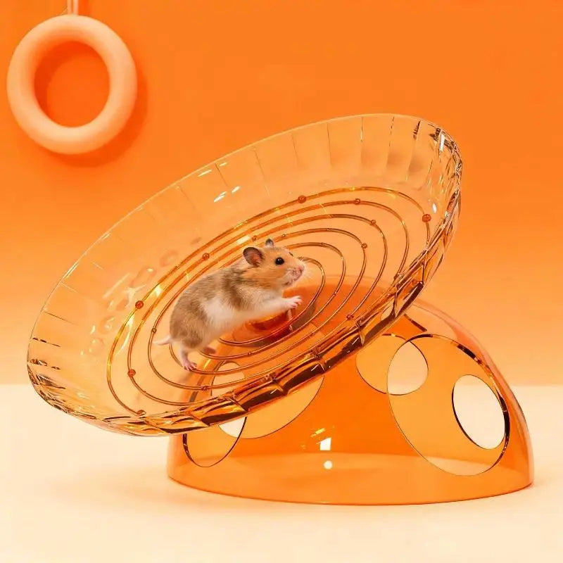 Hamster Frisbee Running Wheel Toy – Small Pet Exercise Disc Small Pet Toy Qme A4