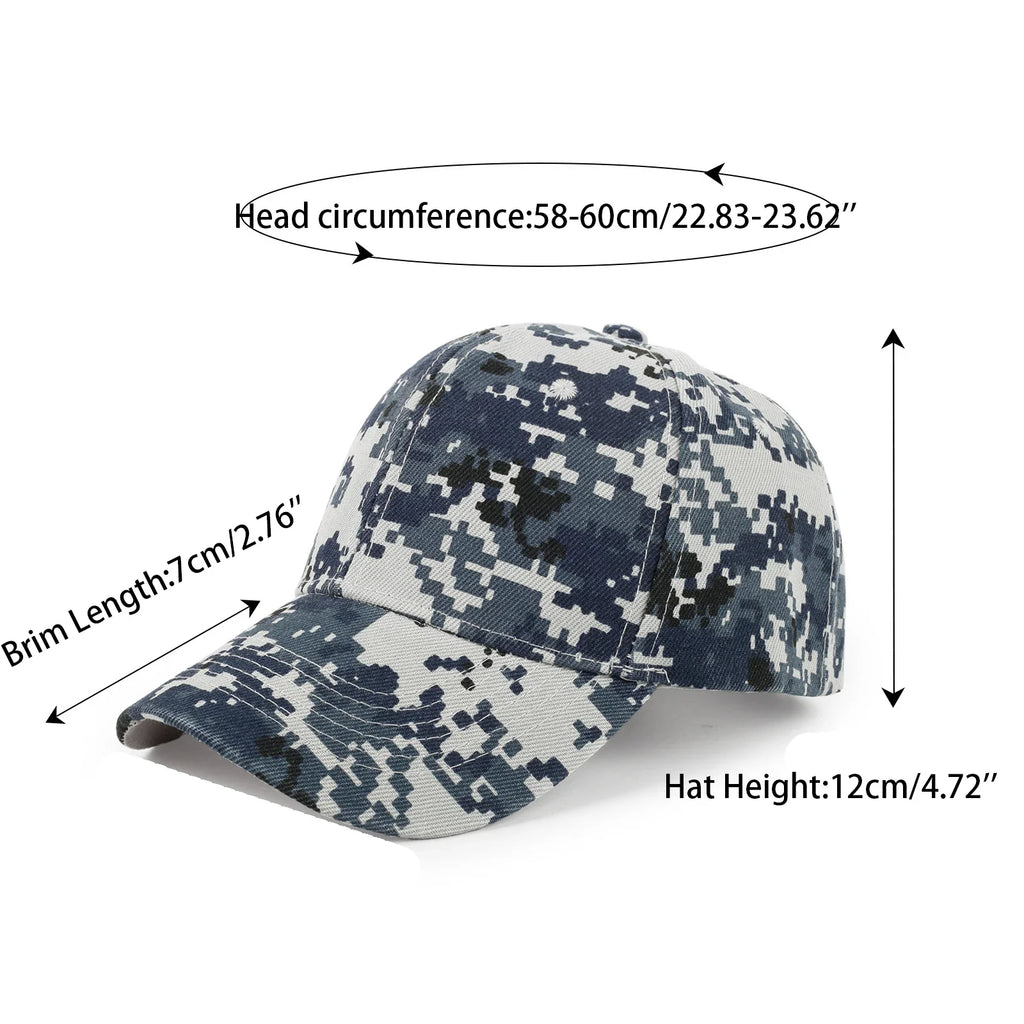 Unisex Camouflage Baseball Cap – Hiking, Camping & Running Outdoor Baseball Cap Qme