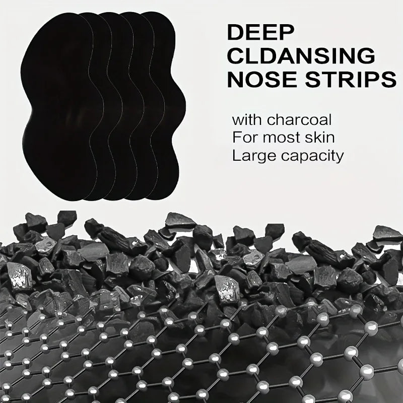 Charcoal Nose Cleansing Patch – Deep Pore Purifying Strip Nose Cleansing Patch Qme