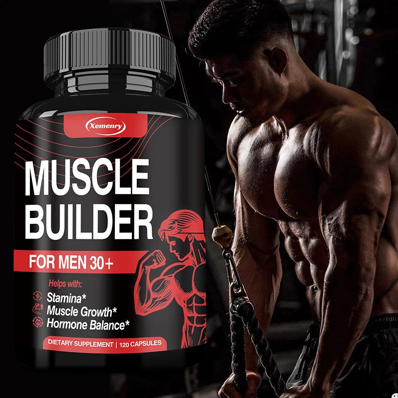 Muscle Builder Supplement – Ginseng & Ashwagandha for Men Muscle Builder Supplement Qst