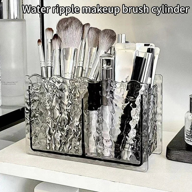 Eyebrow Pencil & Makeup Brush Holder Storage Stand | 2 Holes Cosmetic Storage Stand Qme