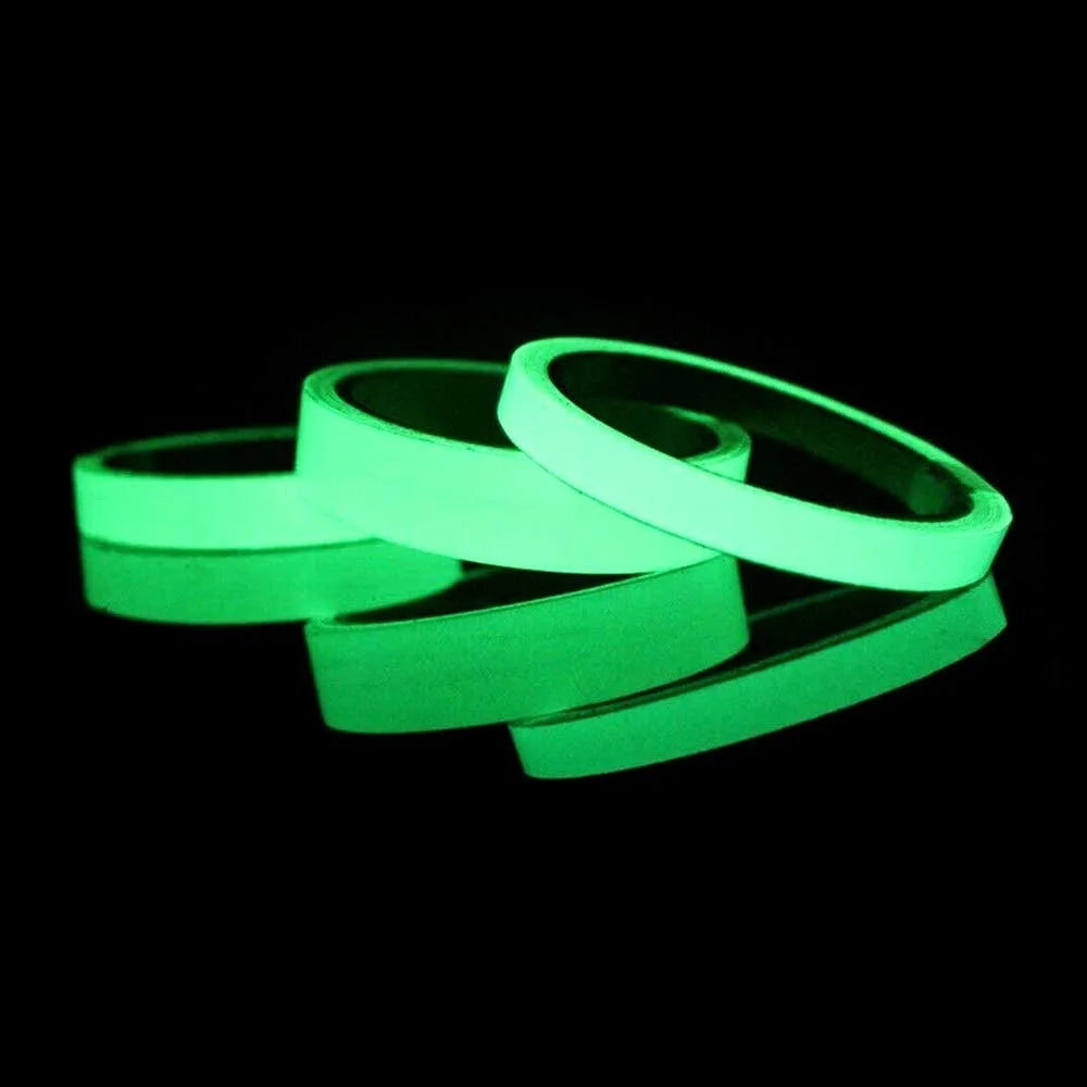 5m Glow in the Dark Anti-Slip Tape | Waterproof Photoluminescent Anti-Slip Safety Tape Qme