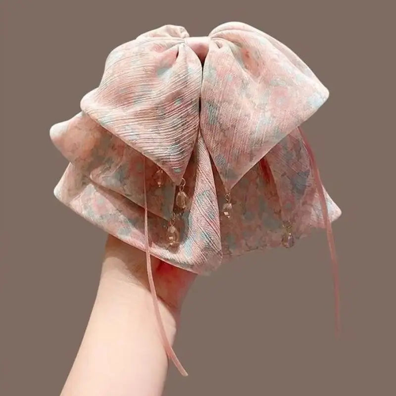 Women's Large Bow Hair Claw Clip – Multi-Layer Bowknot Hair Claw Clip Qst A2