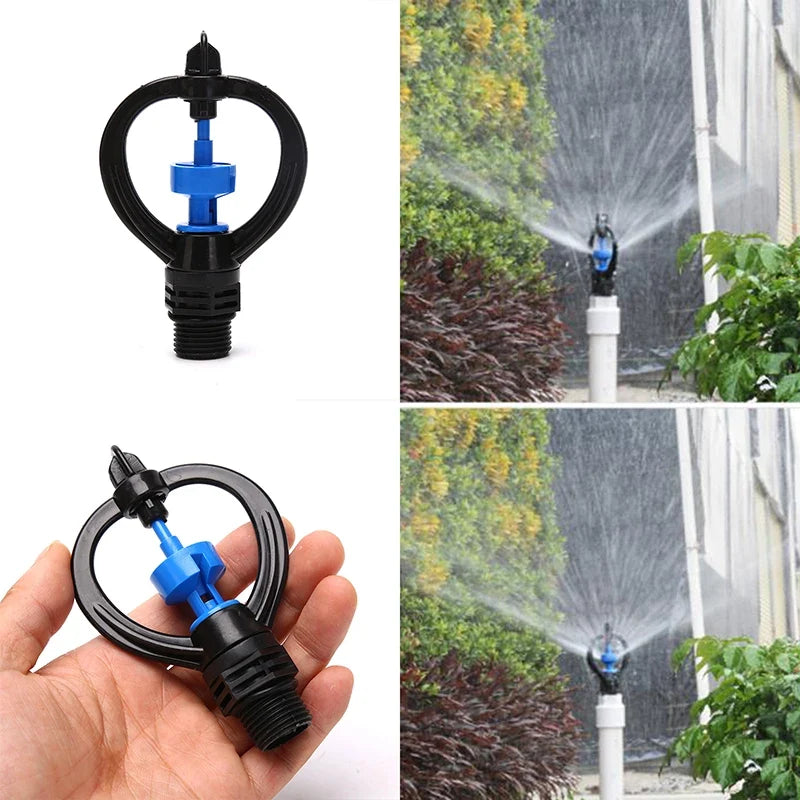 1" External Thread Rotary Sprinkler – Farm & Lawn Irrigation Rotary Garden Sprinkler Qme