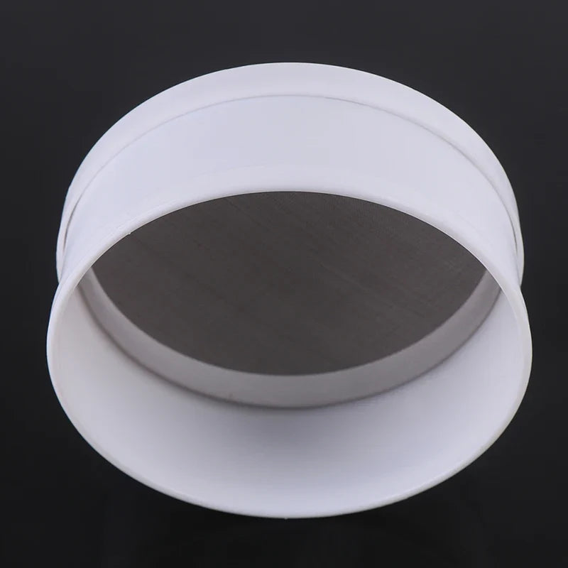 White Fine Mesh Flour Sifter Strainer & Sieve | Kitchen Tool Flour Sifter Sieve Qme