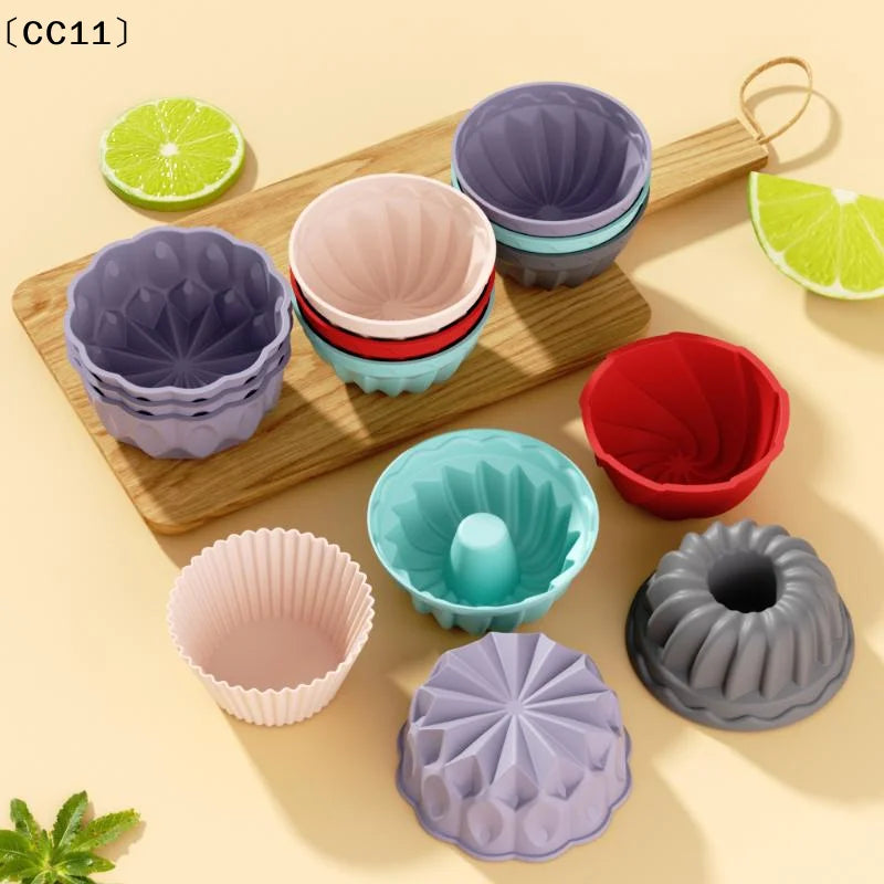 Charlotte Cake Pan Silicone Nonstick Round Baking Mold – 6 Inch Silicone Cake Mold Qme