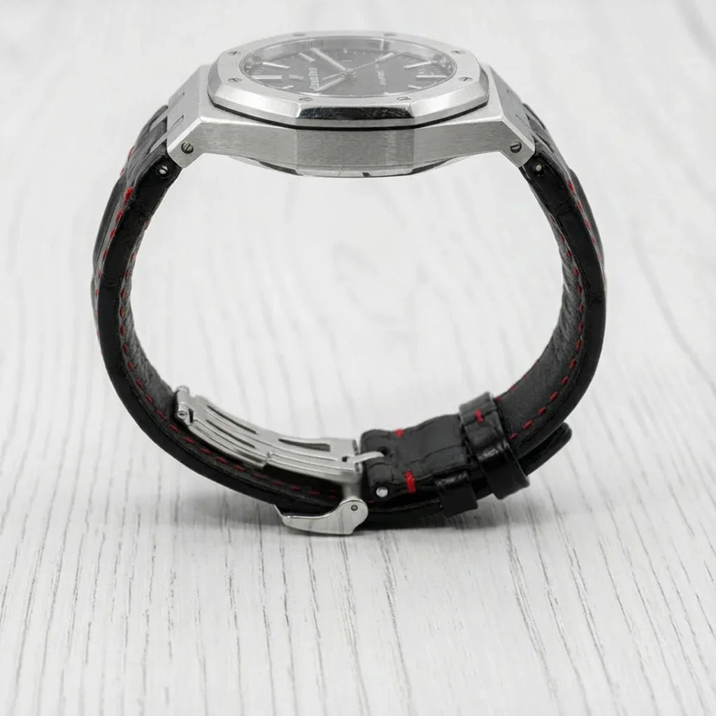 Luxury Cow Leather Watch Strap for AP Series – 28mm Leather Watch Strap Qme