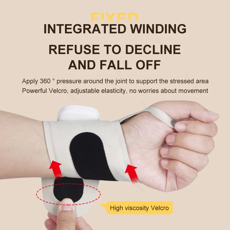 Windaily Electric Wrist Massager – 8 Modes, 30 Levels, Rechargeable Electric Wrist Massager Qst