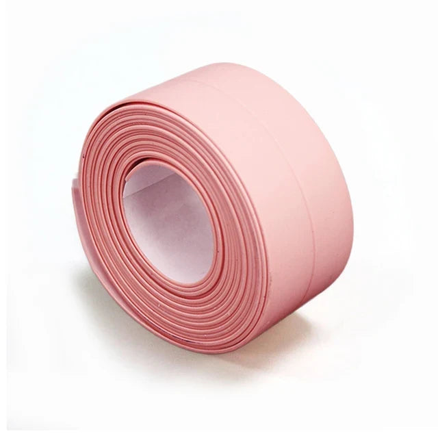 Waterproof Tile Sealing Tape | Kitchen & Bathroom Caulk Strip Tile Sealing Tape Qme Pink 3.2MX 2.2CM
