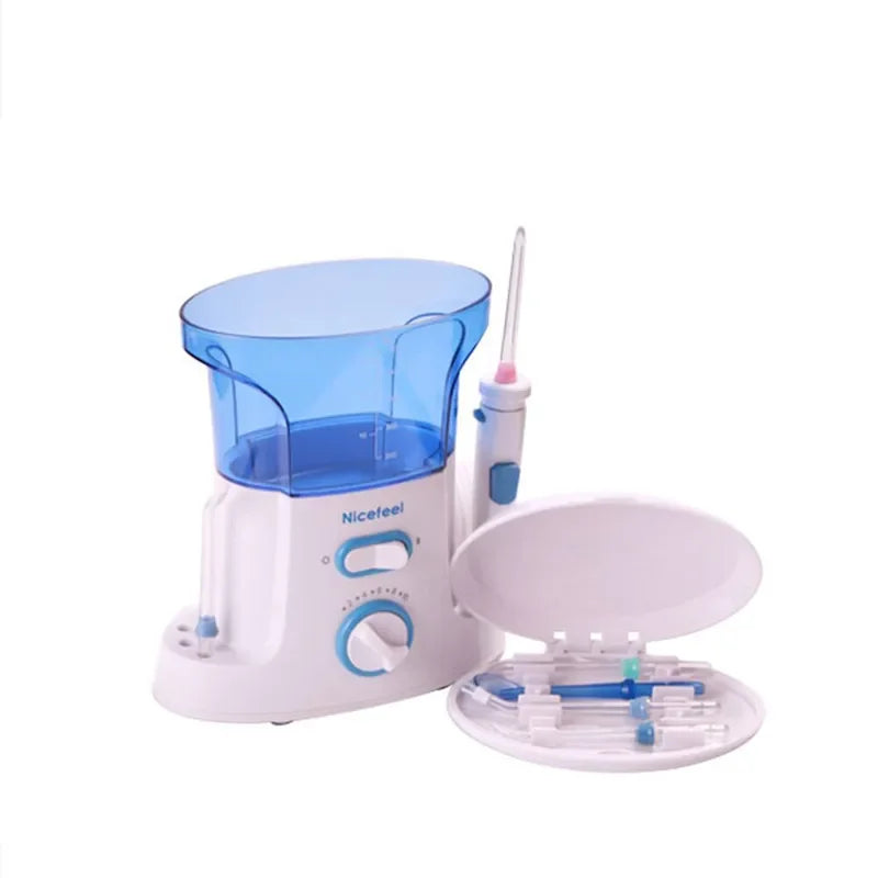 Nicefeel 600ML Water Flosser – 10 Modes, 7 Nozzles, IPX4 Oral Irrigator Qst